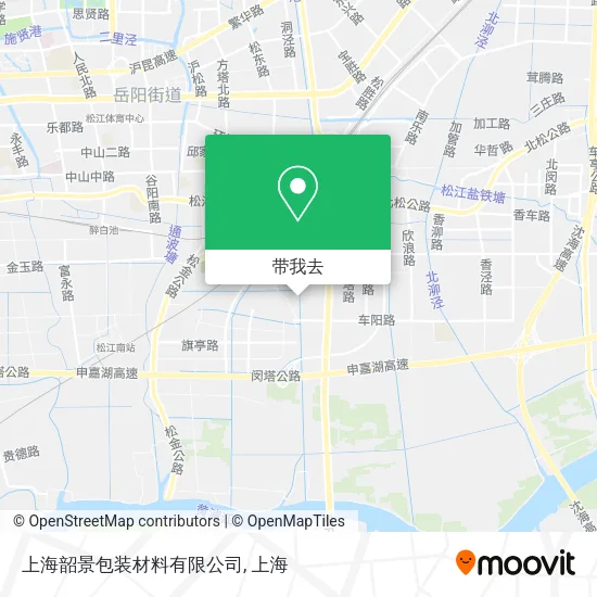 上海韶景包装材料有限公司地图