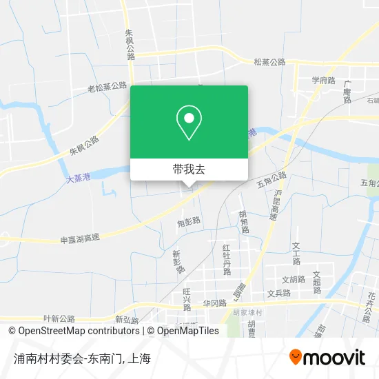 浦南村村委会-东南门地图