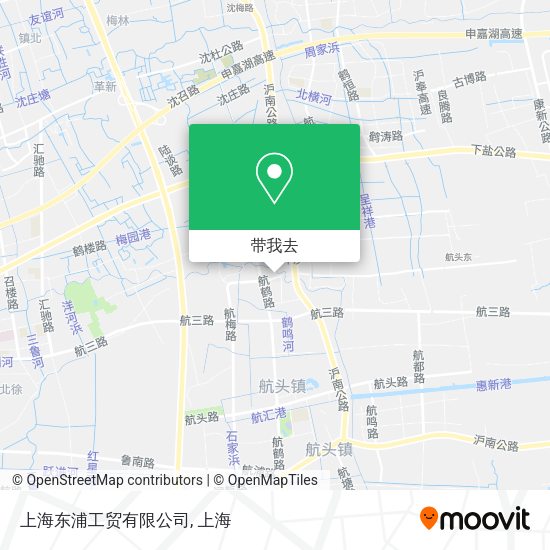 上海东浦工贸有限公司地图