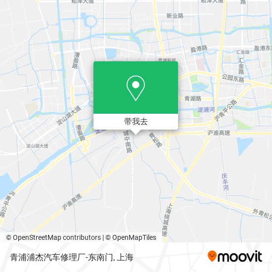 青浦浦杰汽车修理厂-东南门地图