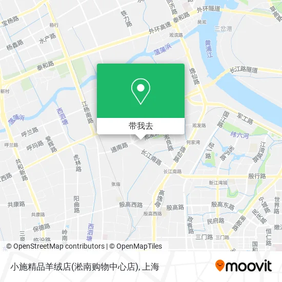 小施精品羊绒店(淞南购物中心店)地图