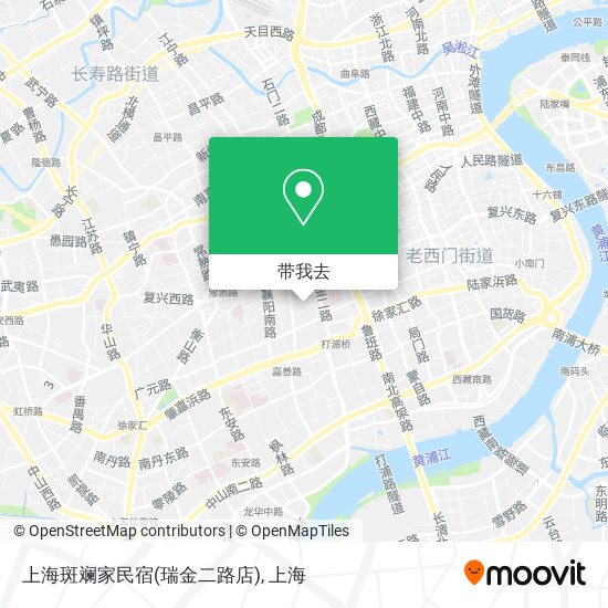 上海斑斓家民宿(瑞金二路店)地图