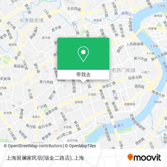 上海斑斓家民宿(瑞金二路店)地图