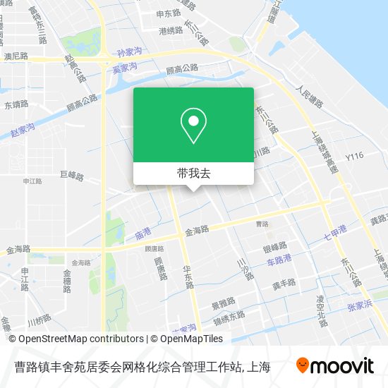 曹路镇丰舍苑居委会网格化综合管理工作站地图
