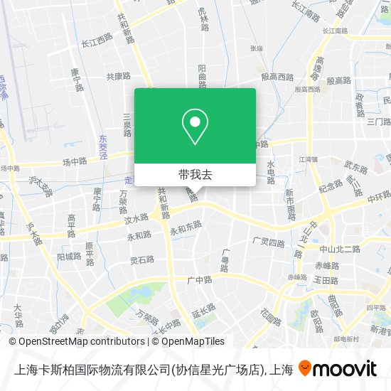 上海卡斯柏国际物流有限公司(协信星光广场店)地图