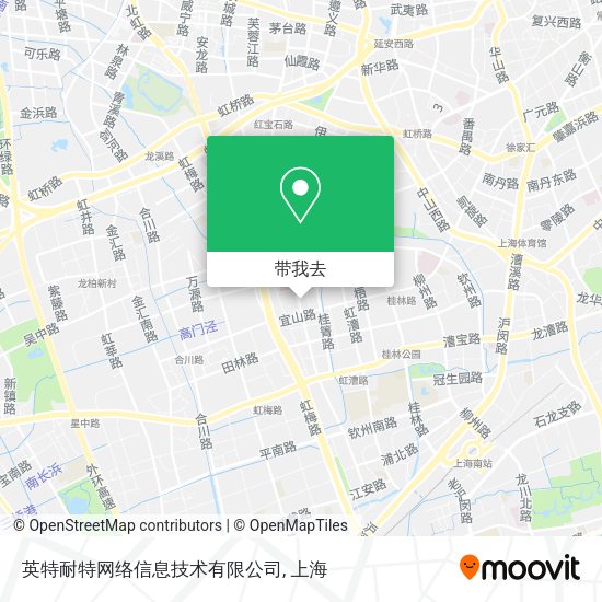 英特耐特网络信息技术有限公司地图