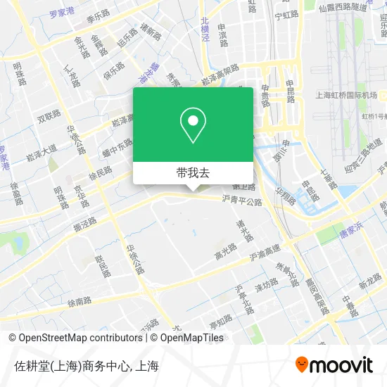 佐耕堂(上海)商务中心地图