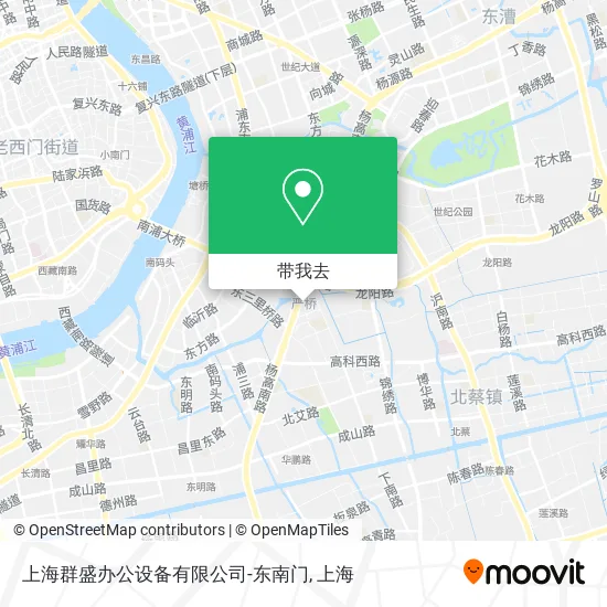 上海群盛办公设备有限公司-东南门地图