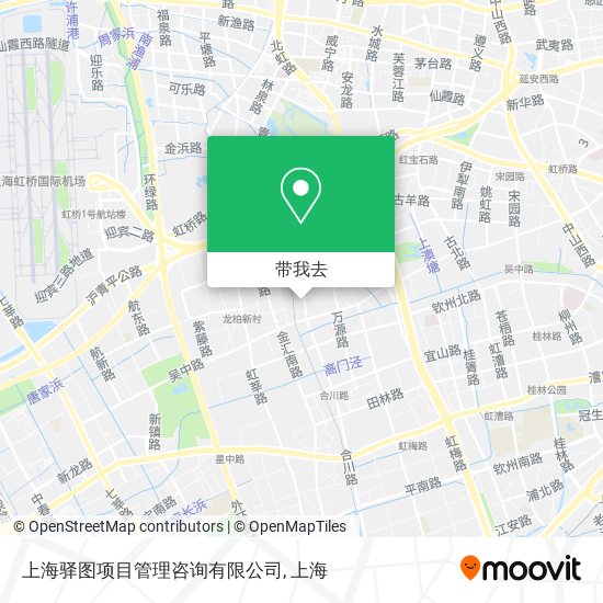 上海驿图项目管理咨询有限公司地图