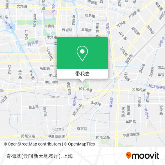 肯德基(云间新天地餐厅)地图