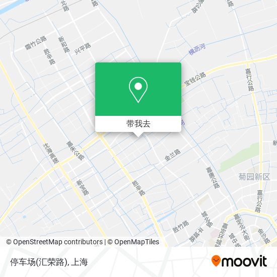 停车场(汇荣路)地图