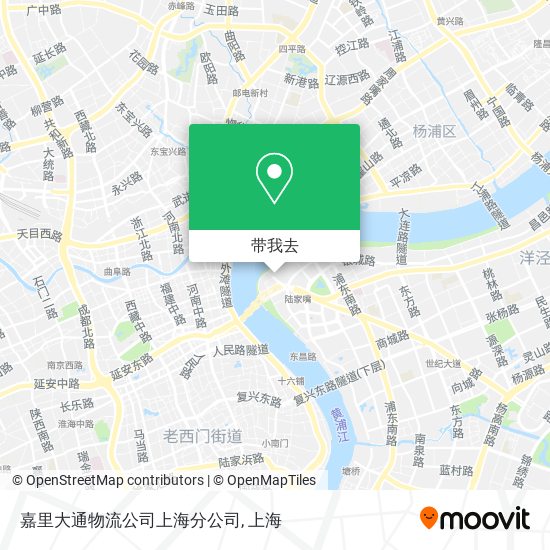 嘉里大通物流公司上海分公司地图