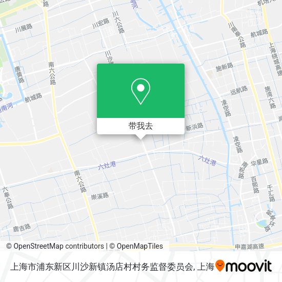 上海市浦东新区川沙新镇汤店村村务监督委员会地图