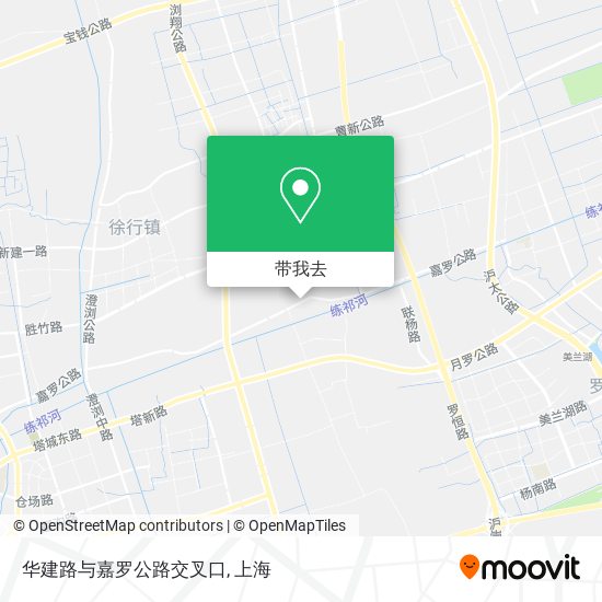 华建路与嘉罗公路交叉口地图