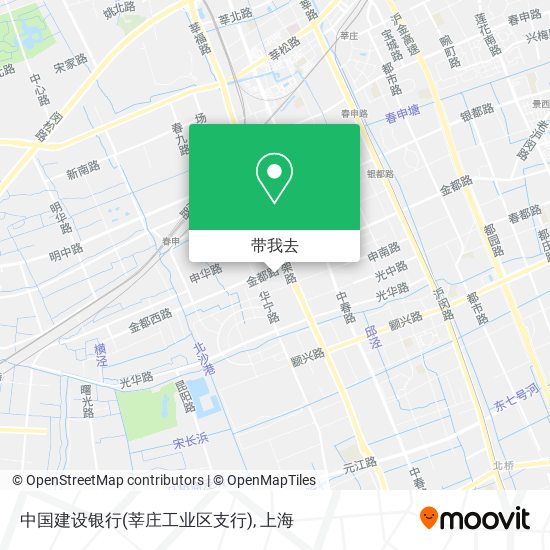 中国建设银行(莘庄工业区支行)地图