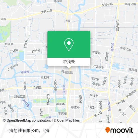 上海想佳有限公司地图