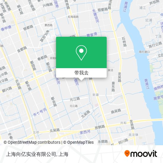 上海向亿实业有限公司地图