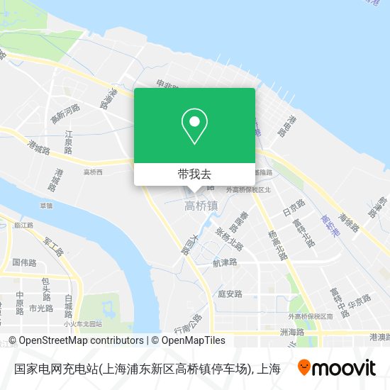 国家电网充电站(上海浦东新区高桥镇停车场)地图