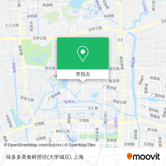 味多多美食鲜捞坊(大学城店)地图
