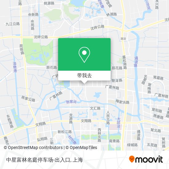 中星富林名庭停车场-出入口地图