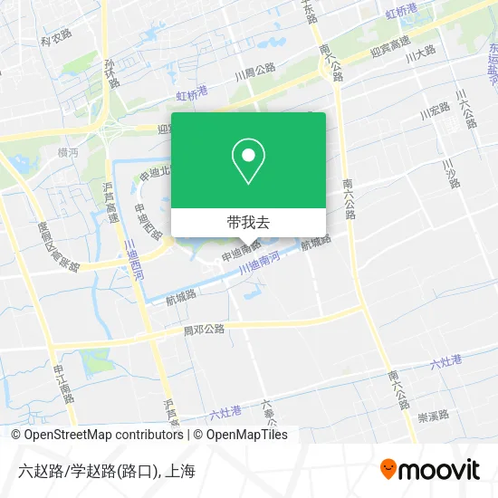 六赵路/学赵路(路口)地图