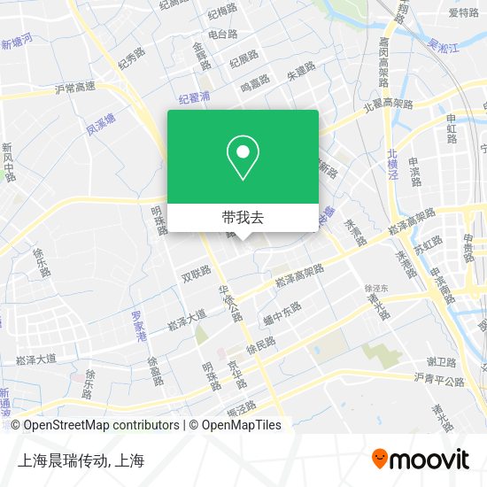 上海晨瑞传动地图
