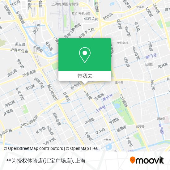 华为授权体验店(汇宝广场店)地图