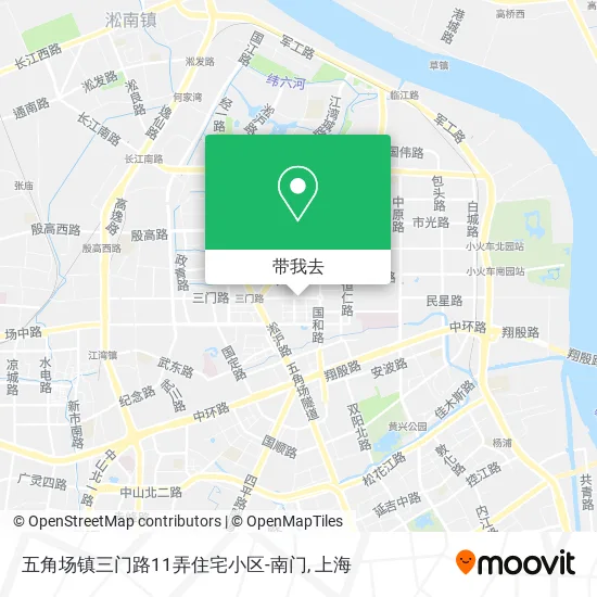 五角场镇三门路11弄住宅小区-南门地图