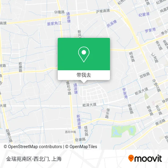 金瑞苑南区-西北门地图