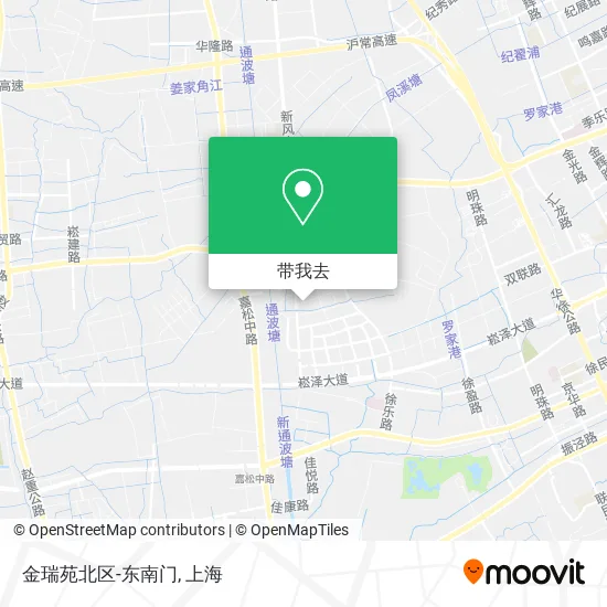 金瑞苑北区-东南门地图