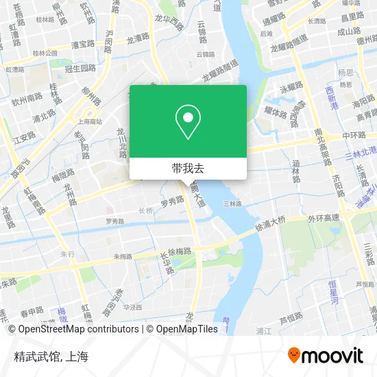 精武武馆地图