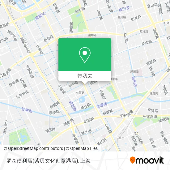 罗森便利店(紫贝文化创意港店)地图