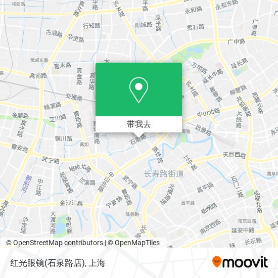 红光眼镜(石泉路店)地图