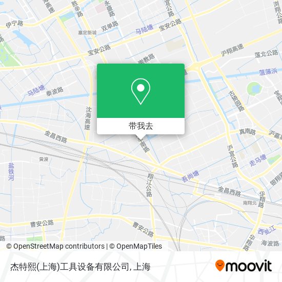 杰特熙(上海)工具设备有限公司地图