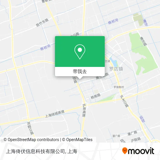 上海倚伏信息科技有限公司地图