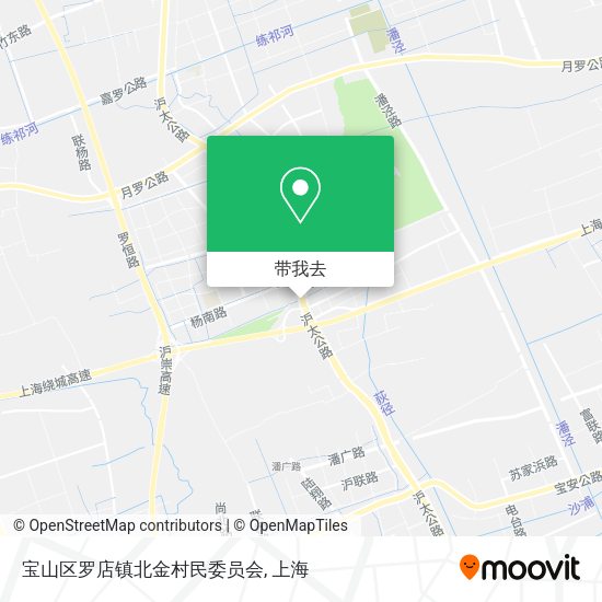 宝山区罗店镇北金村民委员会地图