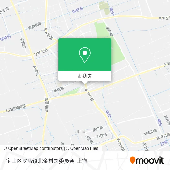 宝山区罗店镇北金村民委员会地图