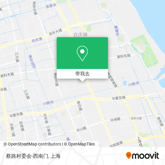 蔡路村委会-西南门地图