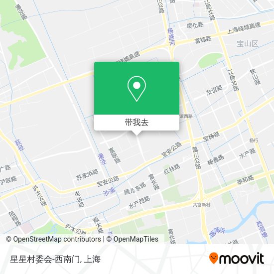 星星村委会-西南门地图