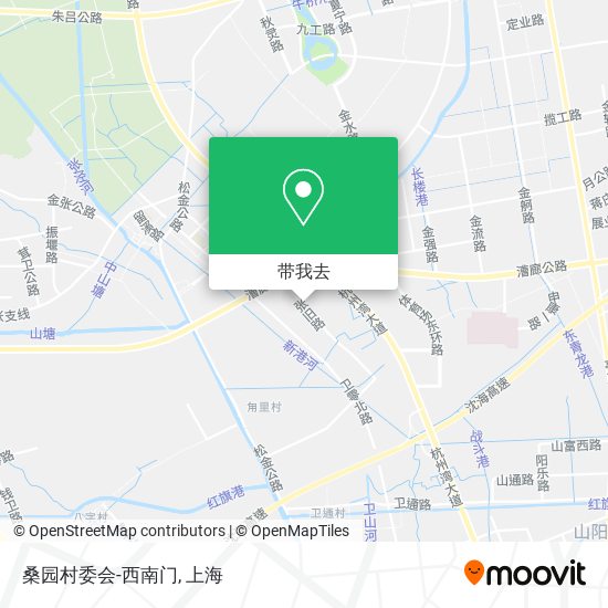 桑园村委会-西南门地图