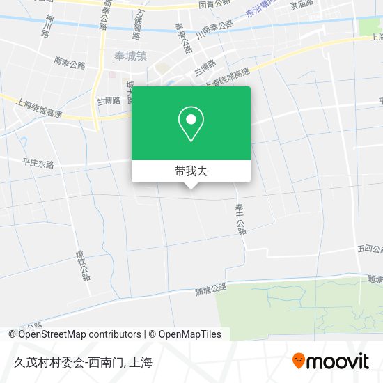 久茂村村委会-西南门地图