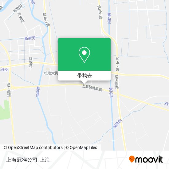 上海冠猴公司地图