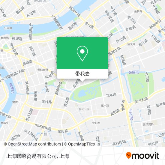 上海曙曦贸易有限公司地图