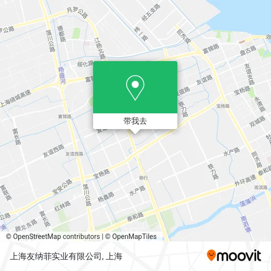 上海友纳菲实业有限公司地图