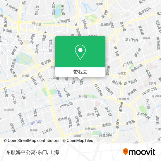 东航海申公寓-东门地图