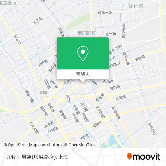 九牧王男装(塔城路店)地图