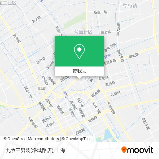 九牧王男装(塔城路店)地图