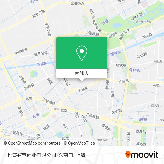 上海宇声针业有限公司-东南门地图
