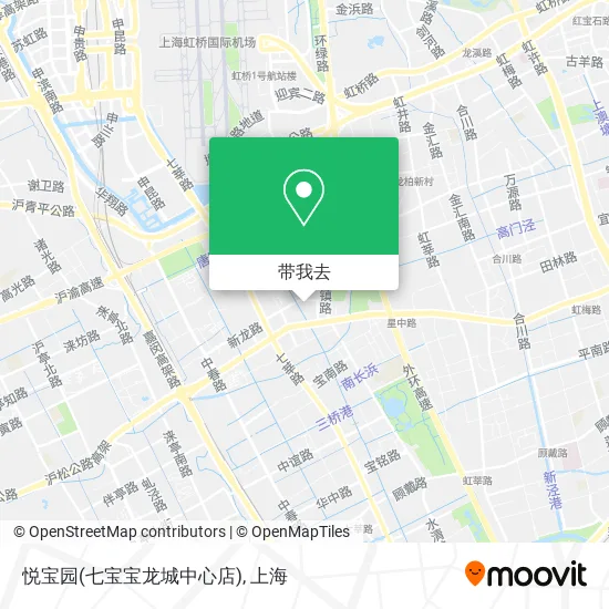 悦宝园(七宝宝龙城中心店)地图