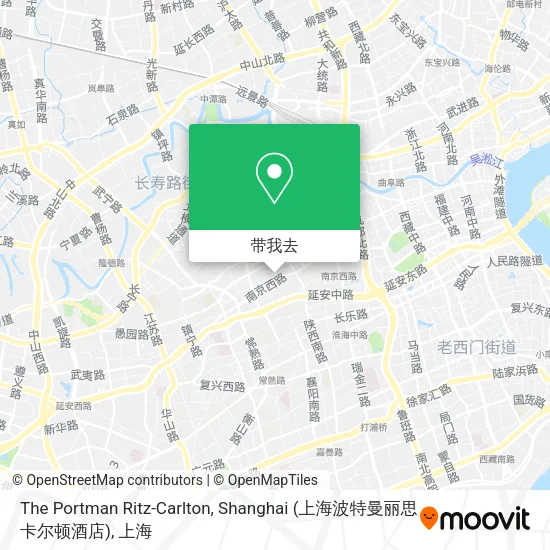 The Portman Ritz-Carlton, Shanghai (上海波特曼丽思卡尔顿酒店)地图
